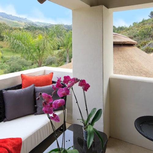 SHANTI-SOM Wellbeing Retreat - ReiseSpa Wellness Retreat - Balkon Terrasse